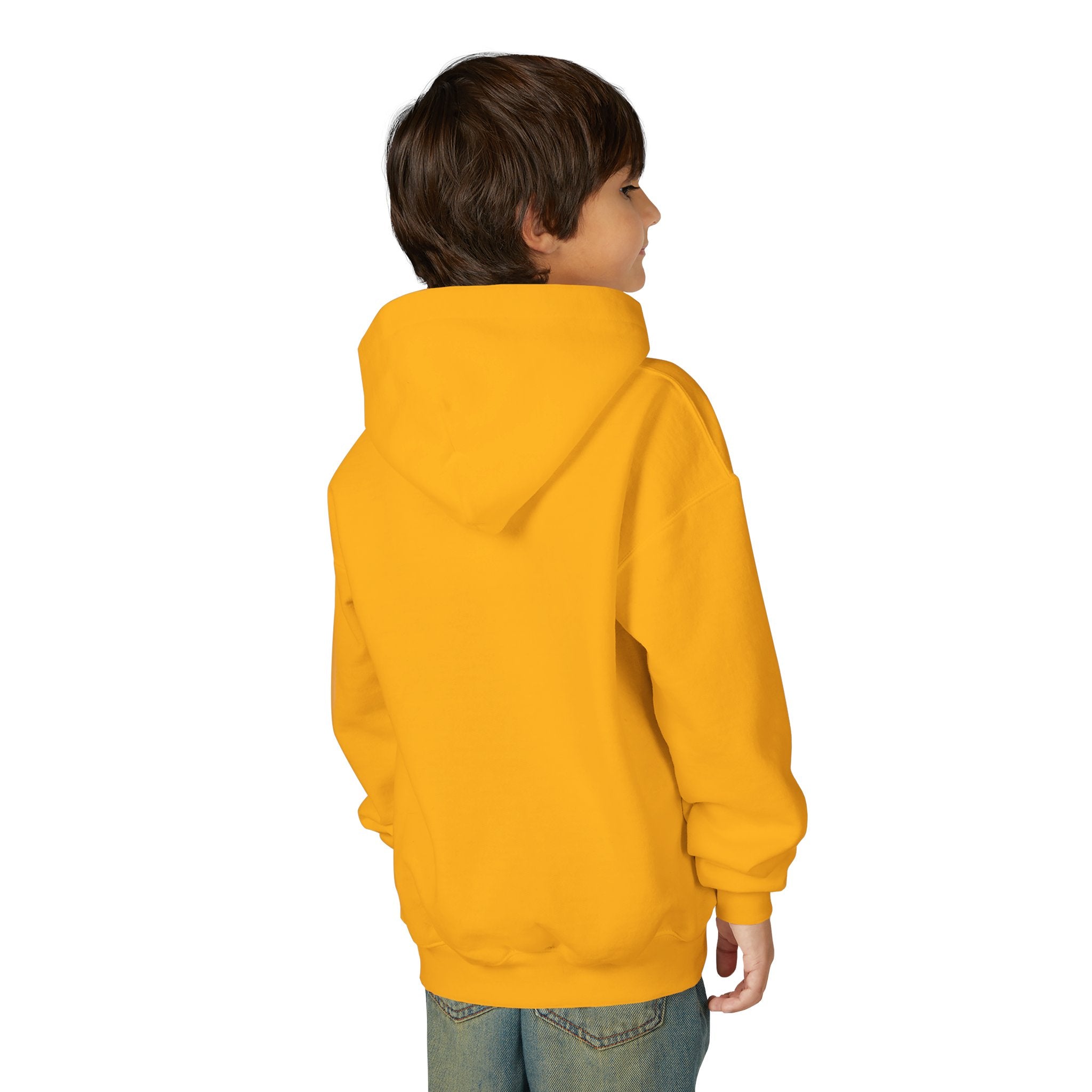 Kids Adventure Hoodie — "Little Dreamer, Big Adventure" Mountain & Hot Air Balloon Sweatshirt