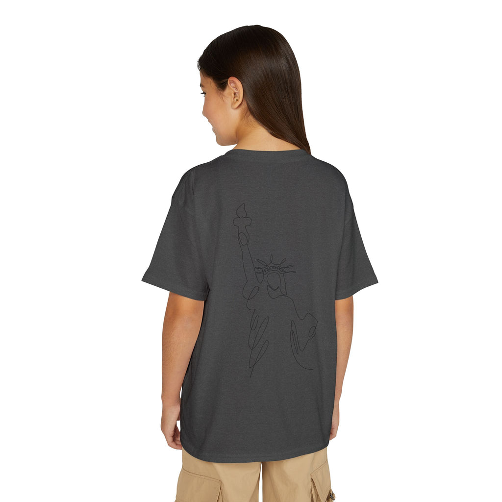 Youth T-Shirt - 250 Times Greater Liberty Statue Graphic