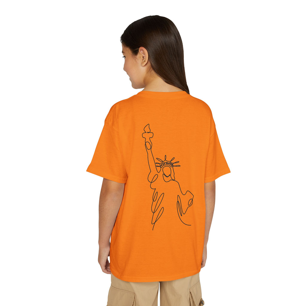 Youth T-Shirt - 250 Times Greater Liberty Statue Graphic