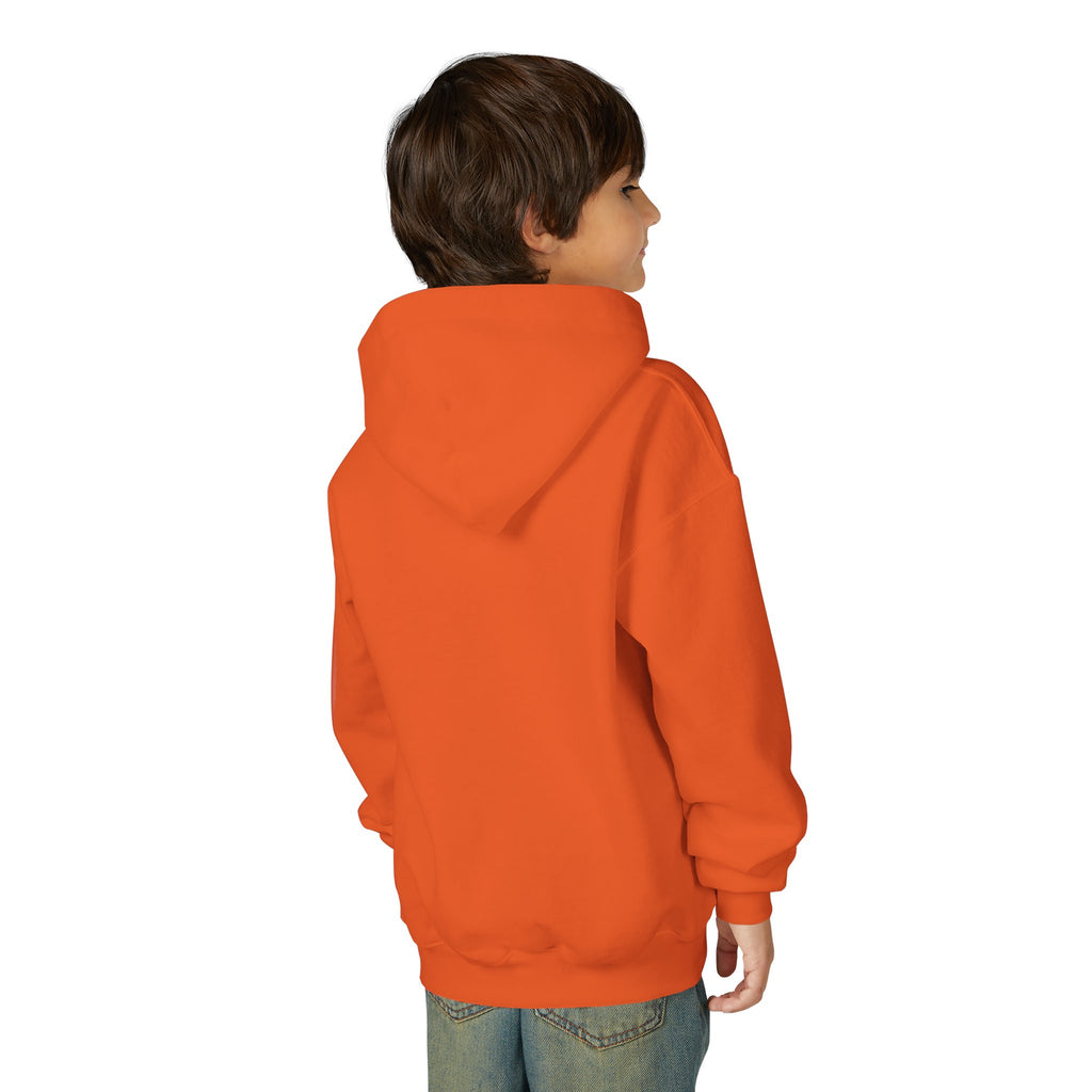 Kids Adventure Hoodie — "Little Dreamer, Big Adventure" Mountain & Hot Air Balloon Sweatshirt