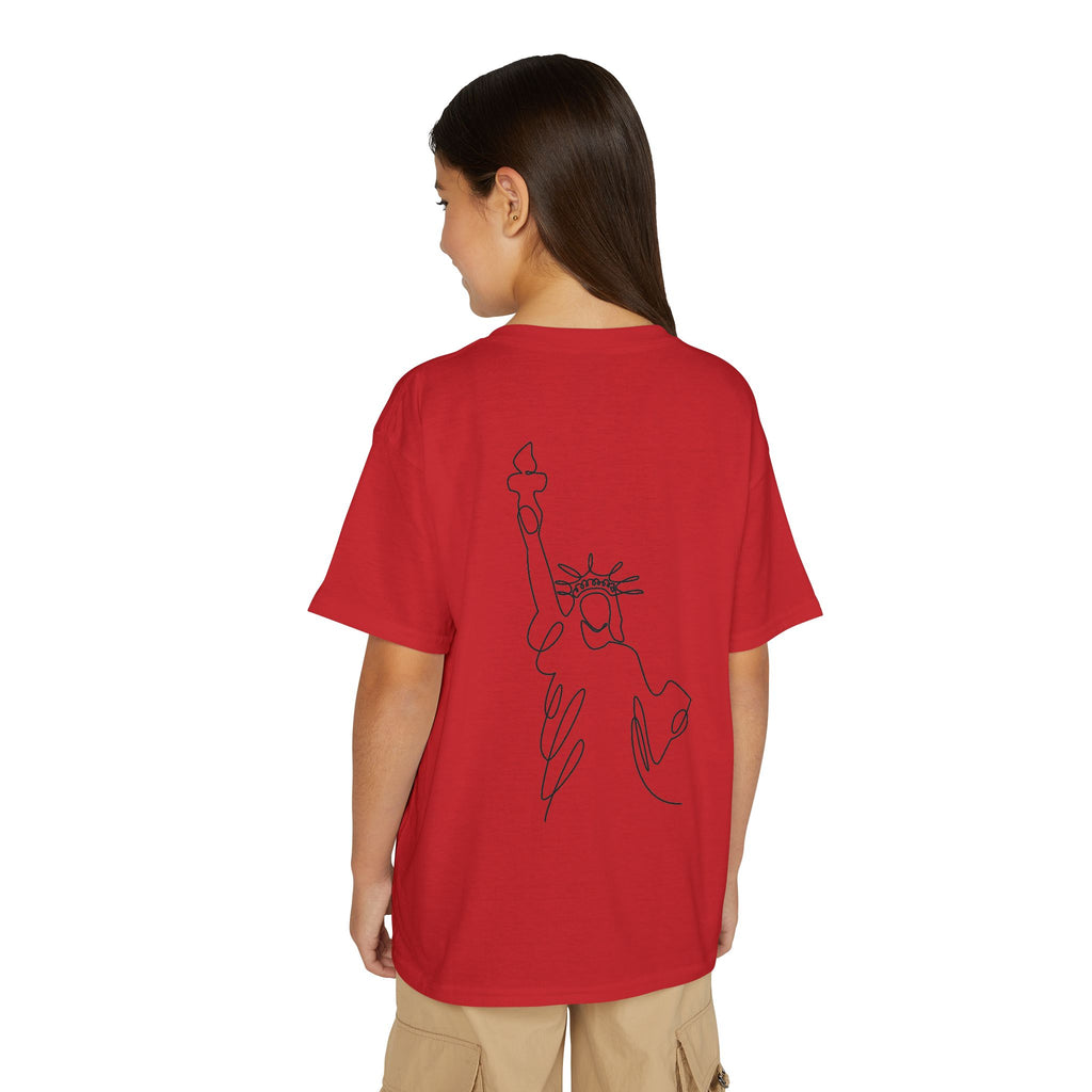 Youth T-Shirt - 250 Times Greater Liberty Statue Graphic