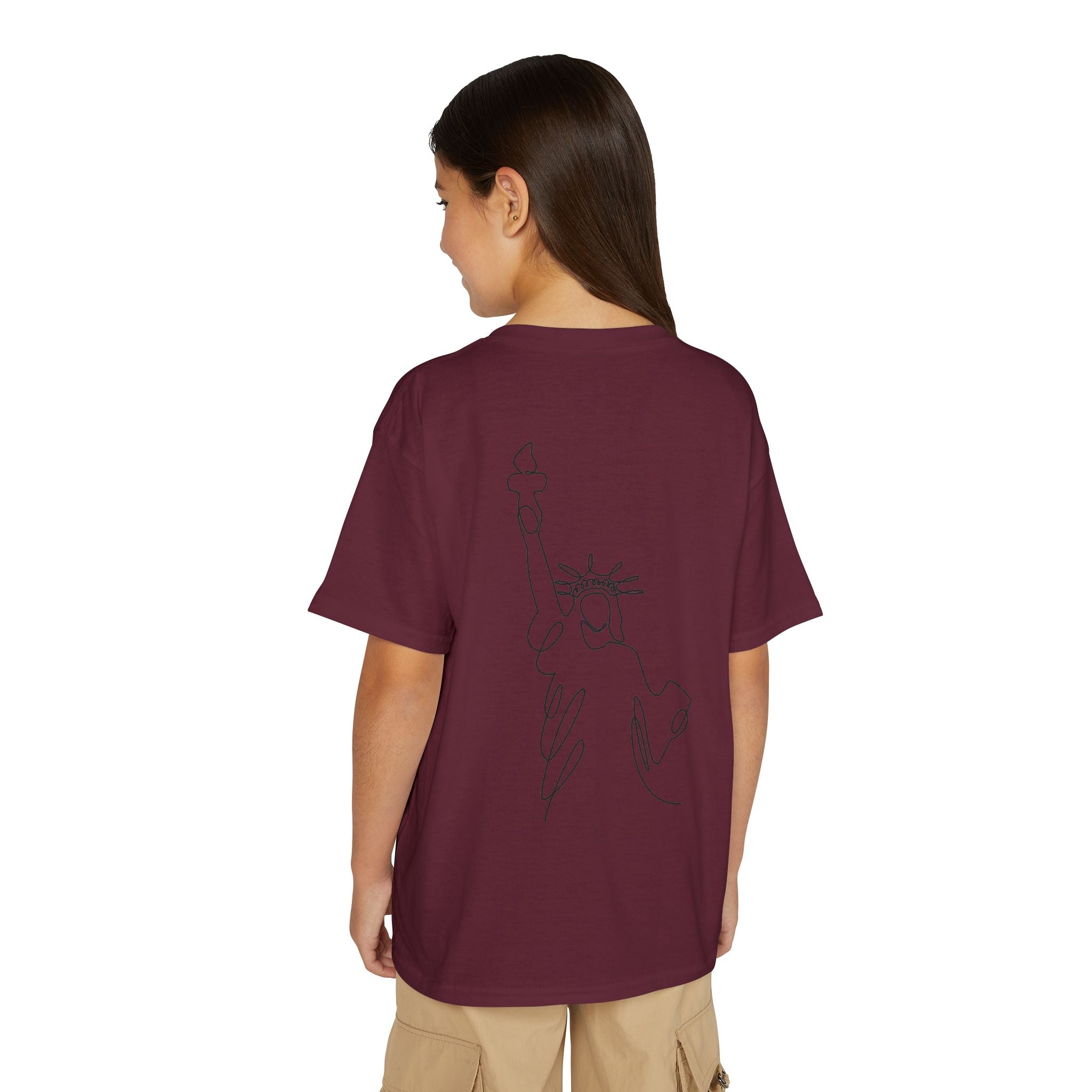 Youth T-Shirt - 250 Times Greater Liberty Statue Graphic