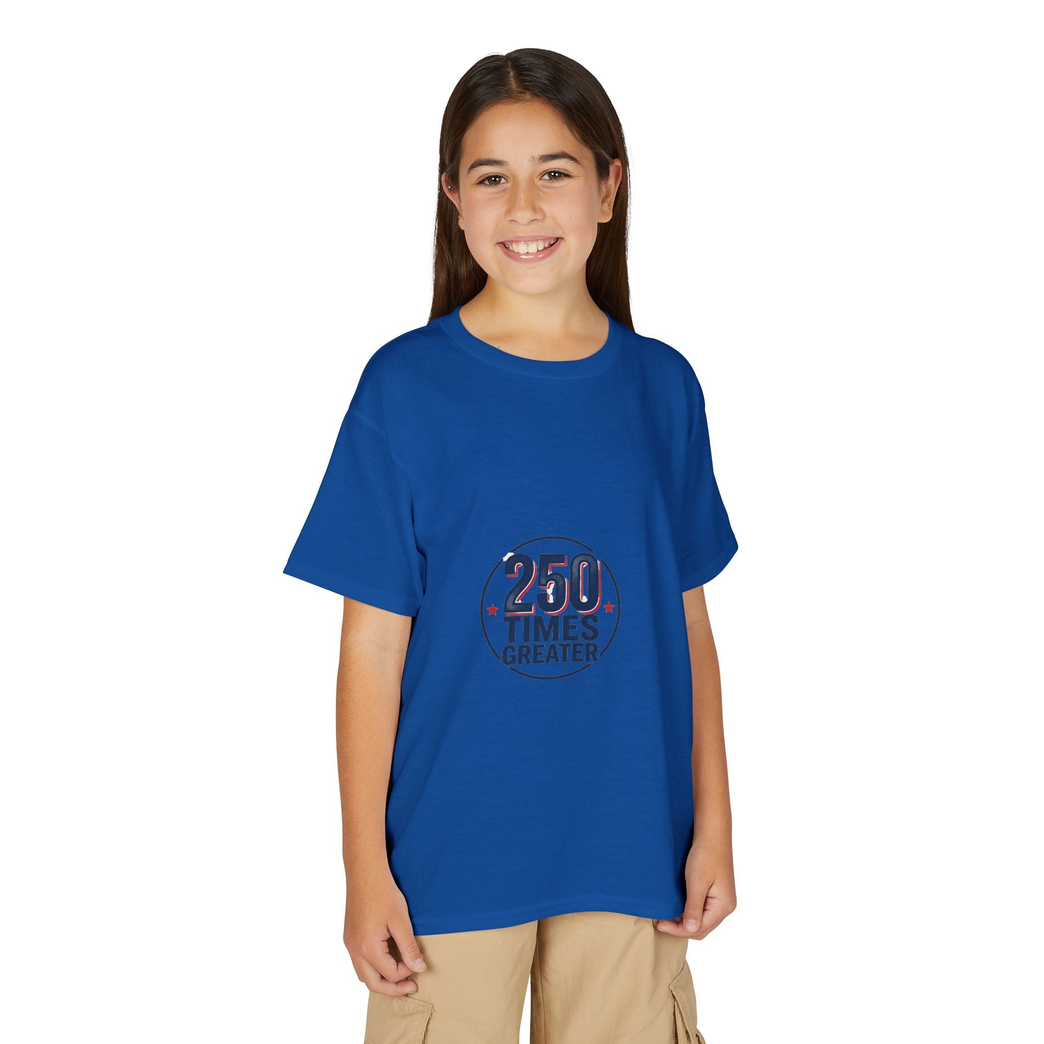 Youth T-Shirt - 250 Times Greater Liberty Statue Graphic