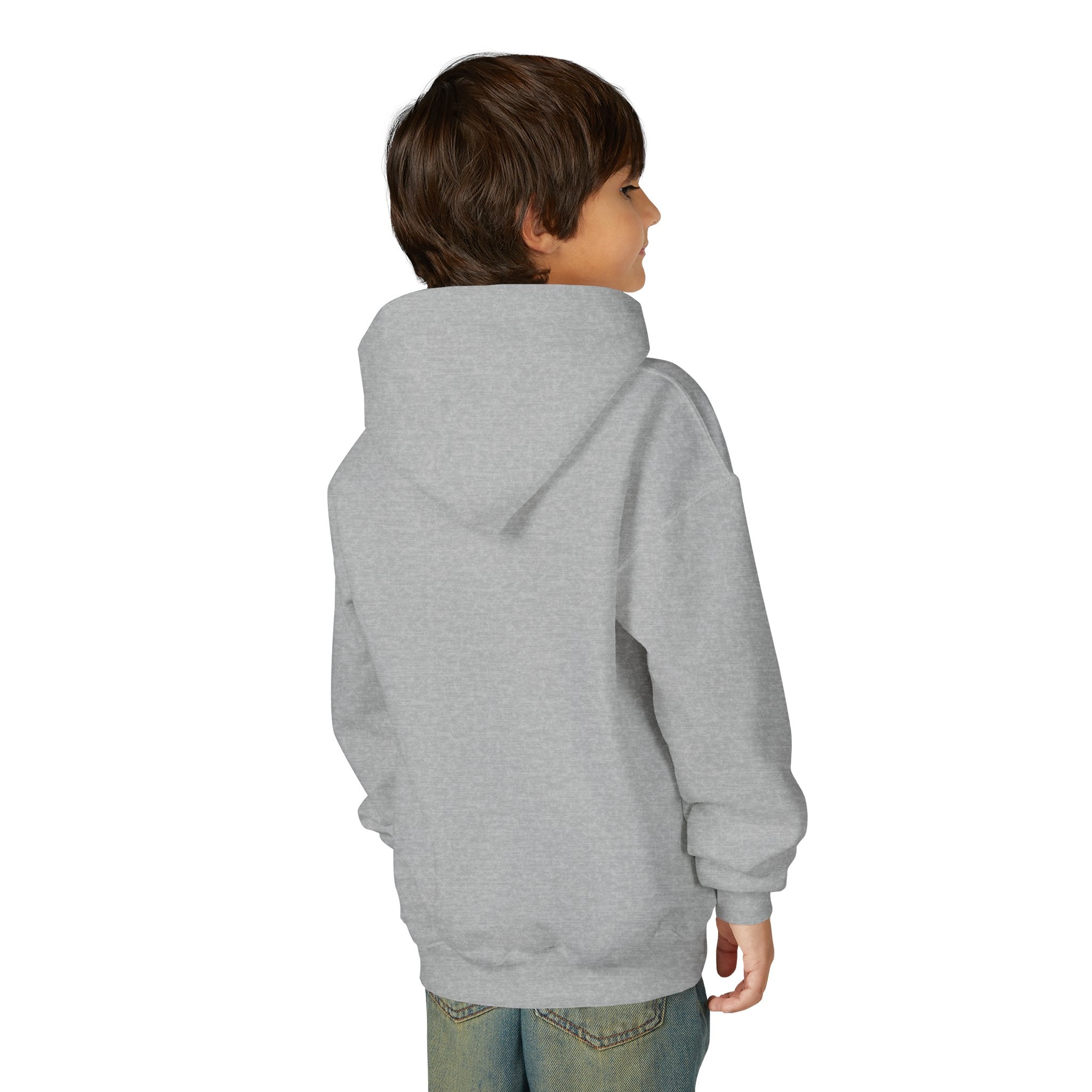 Kids Adventure Hoodie — "Little Dreamer, Big Adventure" Mountain & Hot Air Balloon Sweatshirt