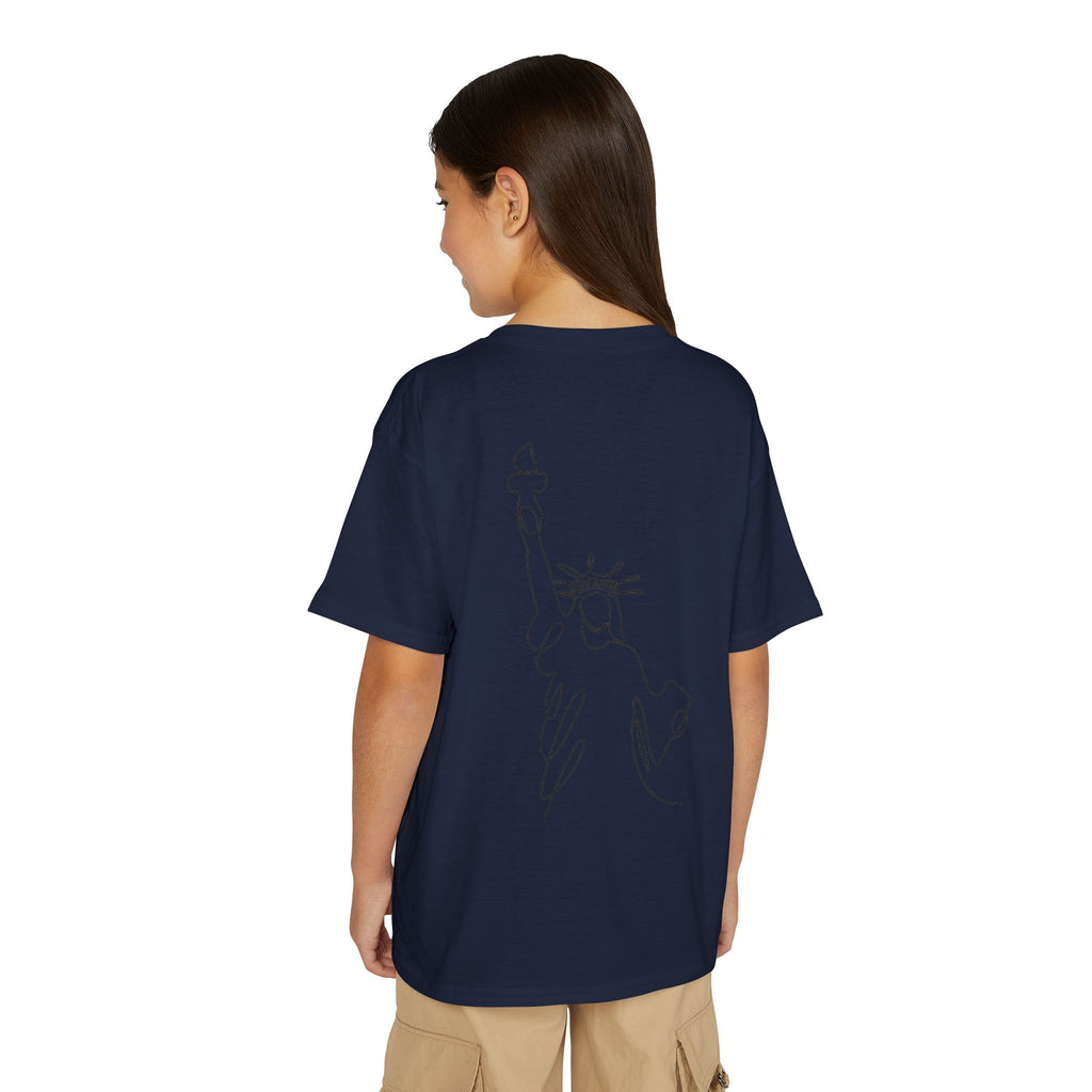 Youth T-Shirt - 250 Times Greater Liberty Statue Graphic