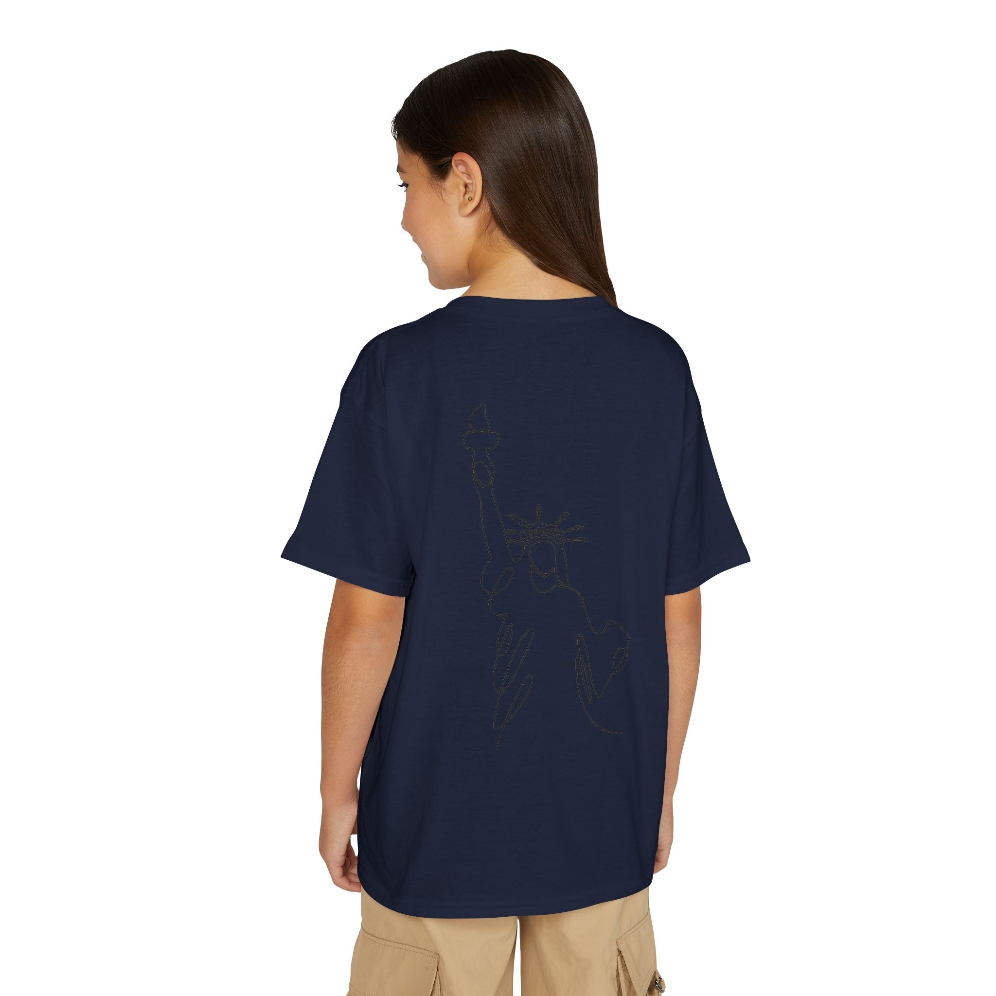 Youth T-Shirt - 250 Times Greater Liberty Statue Graphic