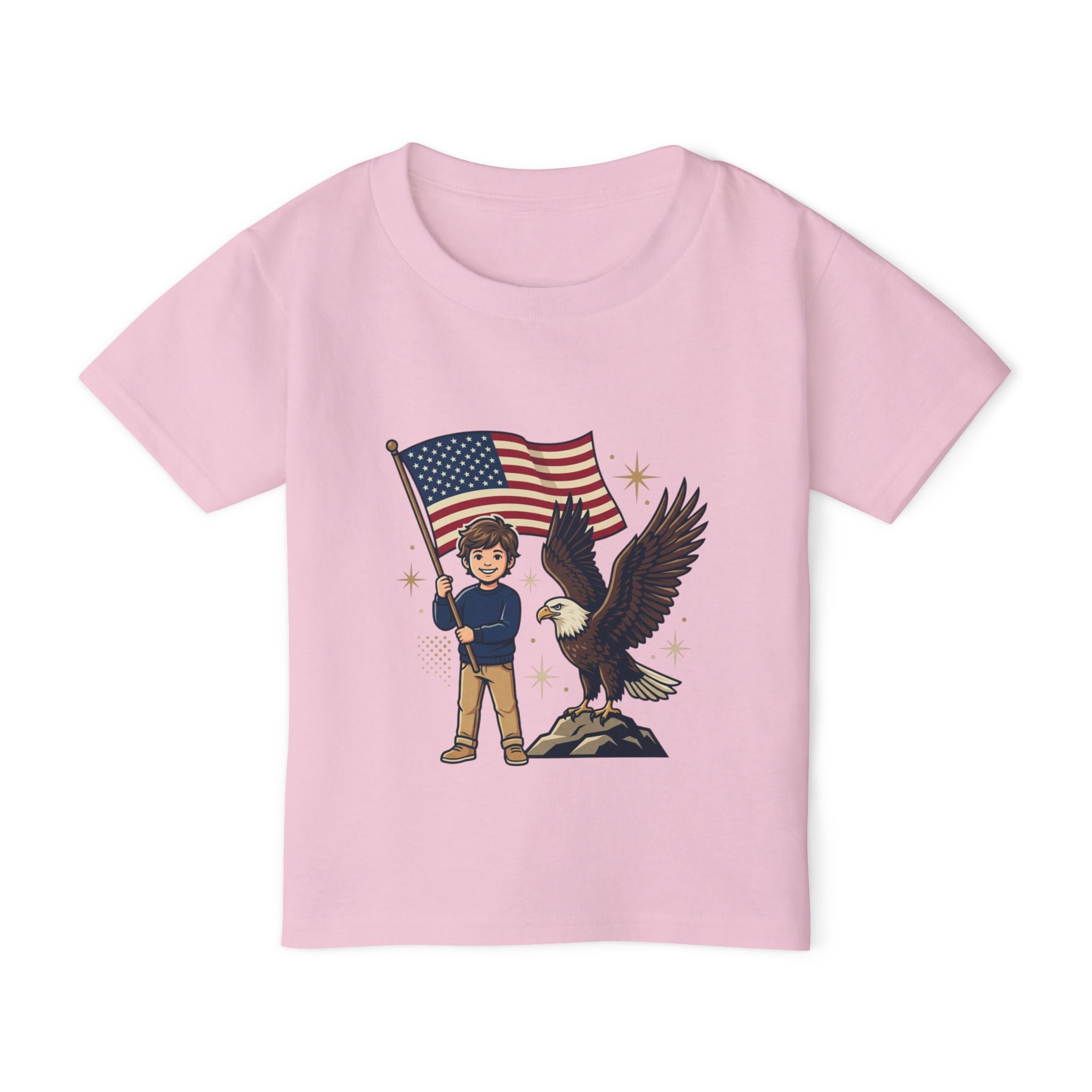 Toddler T‑Shirt — 'Liberty' Eagle & Flag USA Patriotic Tee